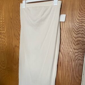Elegant Cream maternity skirt